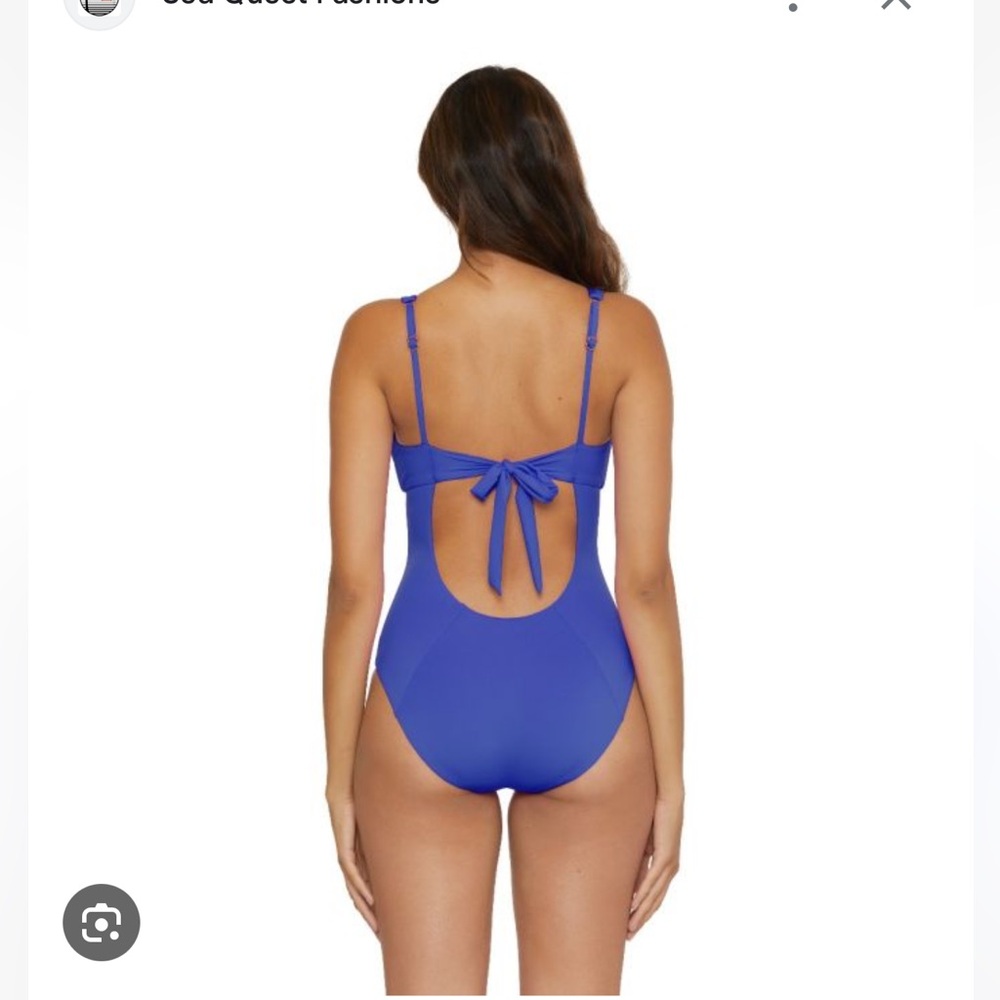 Becca Erin Plunge one piece swimsuit - Picture 2 of 3